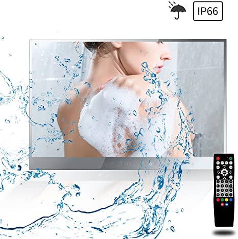 51Ss YvfO+L. AC  - Soulaca 22 inches Magic Smart Mirror LED Bathroom TV Android Smart Television Waterproof Integrated WiFi&Bluetooth ATSC Touch Keys 2022 Model