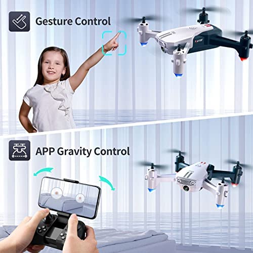 51TR9XBMKaL. AC  - 4DRC V15 Drone with Camera for Adults 1080P, HD FPV Foldable RC Quadcopter for Beginners Kids Toys, with Auto Hover,One Key Start, App Control,Headless Mode, 3D Flip,Trajectory Flight,2 Batteries