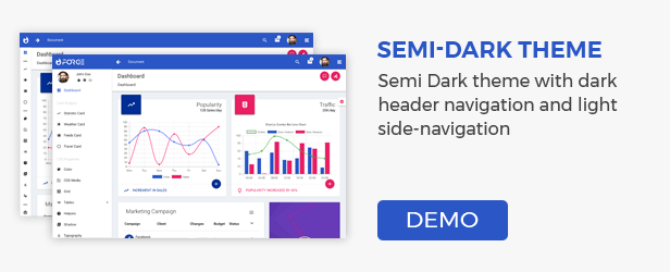 SemiDarkImg - Forge Admin Template (HTML Version + Laravel 5.4 & 5.6 Starter Kit)