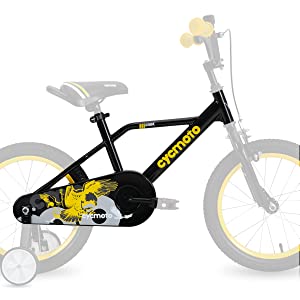 ce3481b0 f357 47d0 98fa a389a3b101be.  CR0,0,1200,1200 PT0 SX300 V1    - JOYSTAR Hawk Boys Bike for 3-6 Years Child, 14" & 16" Kids Bicycle with Hand Brake & Training Wheels(Black Blue Green)
