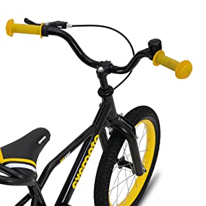 e46cf2d9 bd7a 4d8b b838 1dc5910ea390.  CR109,0,1091,1091 PT0 SX300 V1    - JOYSTAR Hawk Boys Bike for 3-6 Years Child, 14" & 16" Kids Bicycle with Hand Brake & Training Wheels(Black Blue Green)