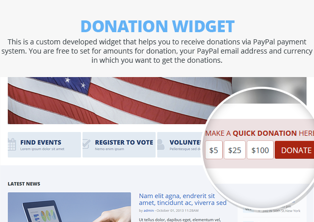 Candidate - Political/Nonprofit/Church WordPress Theme - 13