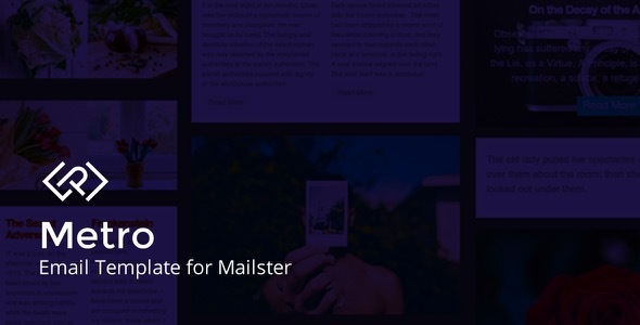 metro.  large preview - Metro - Email Template for Mailster