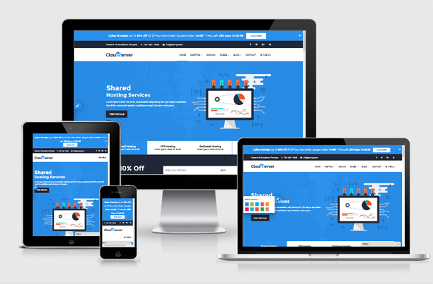 res pres - CloudServer | Responsive HTML5 Technology, Web Hosting and WHMCS Template