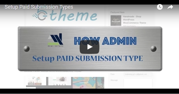 set paid submission type - Beyot - WordPress Real Estate Theme