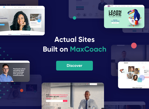 showcase - MaxCoach - Online Courses, Personal Coaching & Education WP Theme