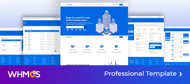 whmcs professional template - Hostlar – Domain Hosting Provider HTML Template with WHMCS and RTL