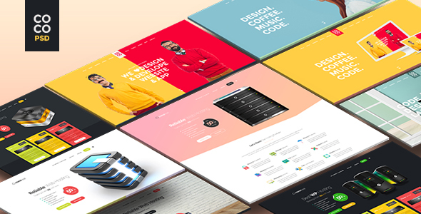 00 00 00 preview.  large preview - Coco | Creative Hosting Mobile App Personal PSD