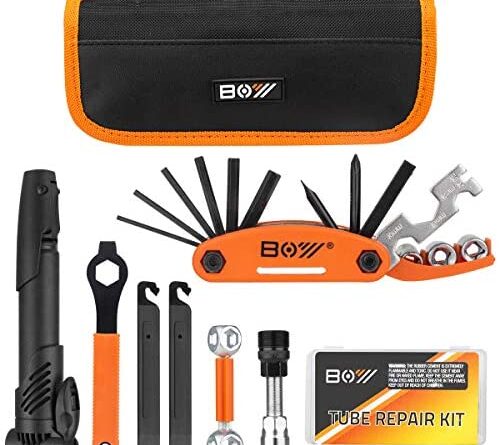 1652321629 51N LWBAkBL. AC  499x445 - Bicycle Repair Bag & Bicycle Tire Pump, Home Bike Tool Portable Patches Fixes, Fixe, Inflator, Maintenance For Camping Travel Essentials Tool Bag Bike Repair Tool Kit Safety Emergency All In One Tool