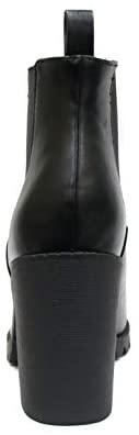 21U+BjgKpmL. AC  - Soda Glove - Ankle Boot w/Lug Sole Elastic Gore and Chunky Heel