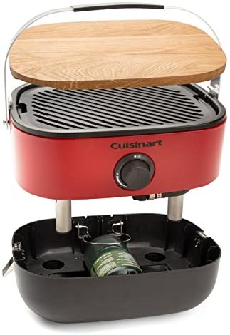 41HW2h8WABL. AC  - Cuisinart CGG-750 Portable, Venture Gas Grill, Red