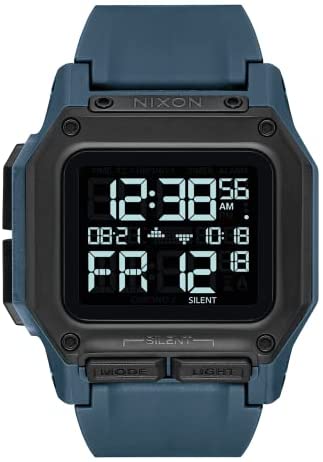 41uaoBbFqEL. AC  - NIXON Regulus A1180-100m Water Resistant Men's Digital Sport Watch (46mm Watch Face, 29mm-24mm Pu/Rubber/Silicone Band)