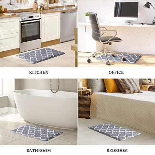51Coyhgl90L. AC  - WISELIFE Kitchen Mat and Rugs Cushioned Anti-Fatigue Kitchen mats ,17.3"x 28",Non Slip Waterproof Kitchen Mats and Rugs Ergonomic Comfort Mat for Kitchen, Floor Home, Office, Sink, Laundry , Grey