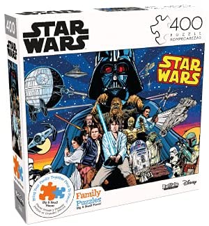 51O3rXc8PTL. AC  - Star Wars - Comic Pinball Art - 400 Piece Jigsaw Puzzle