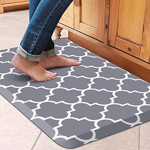 51nsqKwRATL. AC  - WISELIFE Kitchen Mat and Rugs Cushioned Anti-Fatigue Kitchen mats ,17.3"x 28",Non Slip Waterproof Kitchen Mats and Rugs Ergonomic Comfort Mat for Kitchen, Floor Home, Office, Sink, Laundry , Grey