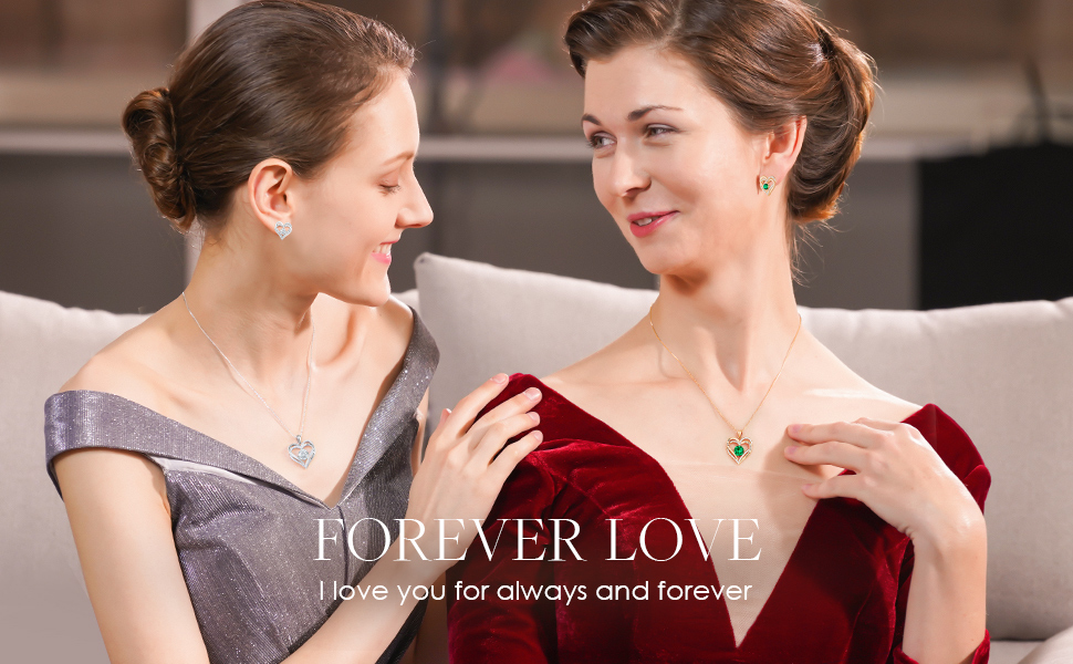 i love you for always and forever necklace