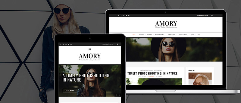 Amory WordPress Blog Theme revolution slider 1 - Amory - A Responsive WordPress Blog Theme