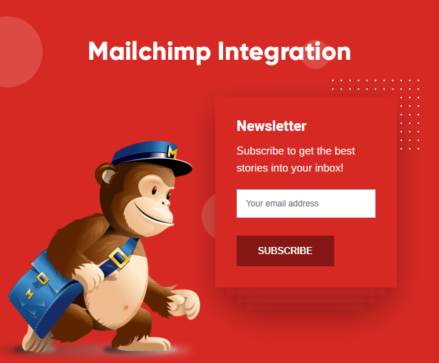 MailChimp - Sassico - Saas Startup Multipurpose WordPress Theme
