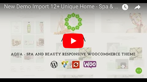 aqua one click - Aqua - Spa and Beauty Responsive WooCommerce WordPress Theme
