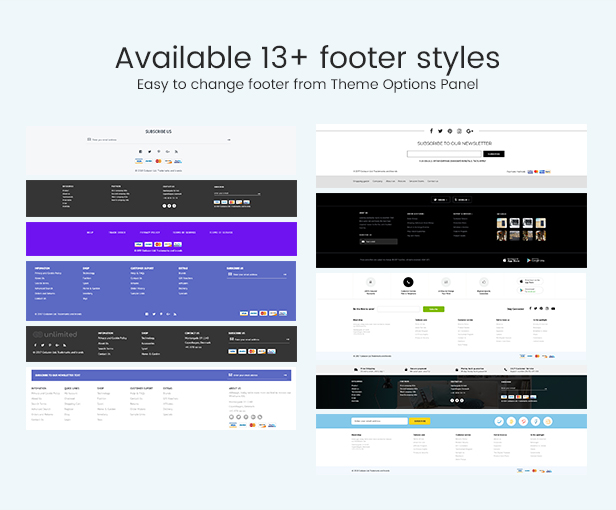 footer styles - Infinit - Multipurpose Responsive Magento 2 and 1 Theme