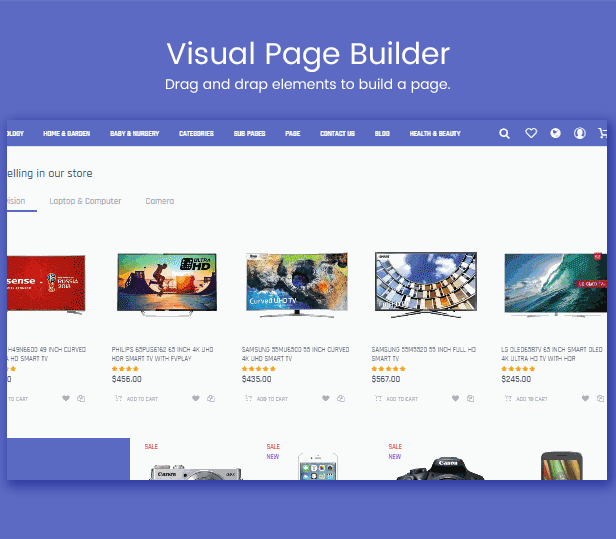 page builder - Infinit - Multipurpose Responsive Magento 2 and 1 Theme