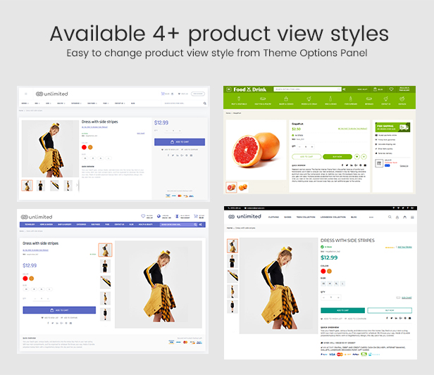 product view styles - Infinit - Multipurpose Responsive Magento 2 and 1 Theme