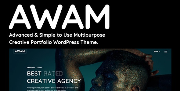 00 preview awam theme.  large preview - Onepage Multipurpose Elementor WordPress Theme | Exline
