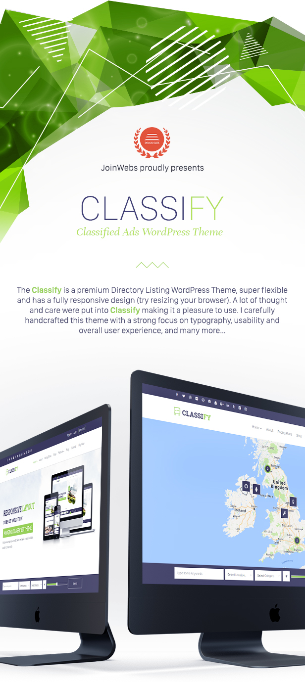 01 classify main - Classify - Classified Ads WordPress Theme