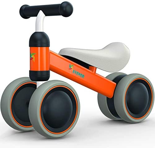 Baby Balance Bike – Baby Bicycle for 6-24 Months, Sturdy Balance Bike for 1 Year Old, Perfect as First Bike or Birthday Gift, Safe Riding Toys for 1 Year Old Boy Girl Ideal Baby Bike (Orange)