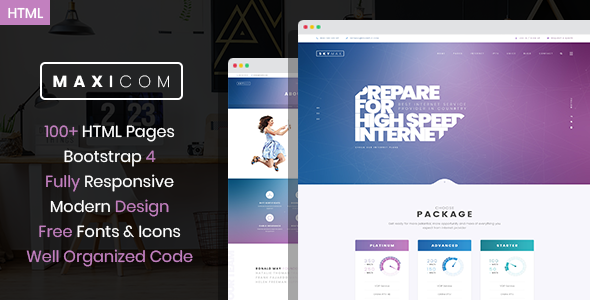 1655164839 801 preview.  large preview - Maxicom - Internet Company HTML Template