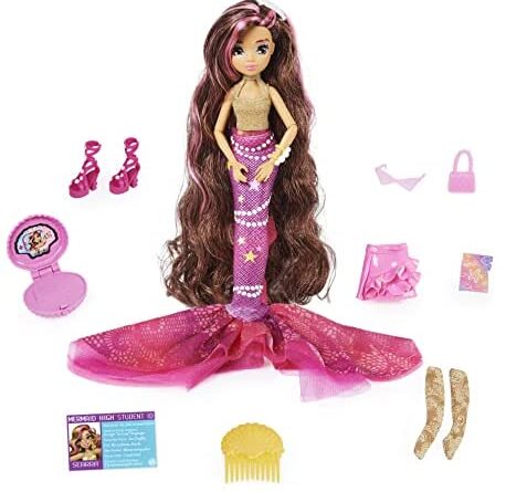 1655220325 41V5M5OOwRL. AC  458x445 - MERMAID HIGH, Searra Deluxe Mermaid Doll & Accessories with Removable Tail, Doll Clothes and Fashion Accessories, Kids Toys for Girls Ages 4 and up