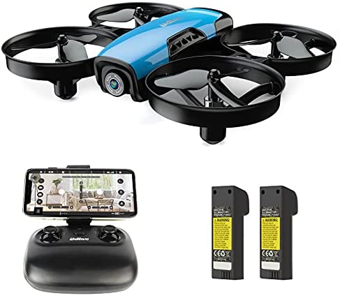 1655609706 41ZMJdCQ3HL. AC  - Cheerwing U61S Mini Drones with Camera for Kids and Adults 720P HD 2.4Ghz Rc Quadcopter WiFi Fpv Drone with Altitude Hold,2 Batteries Blue