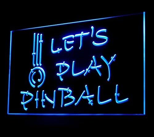 1656215411 51yLVB4xY6L. AC  500x445 - 230042 Let's Play Pinball Trippy Amusement Machine Display LED Light Neon Sign