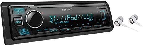 318yR rjDlL. AC  - Kenwood Bluetooth USB MP3 WMA AM/FM Digital Media Player Dual Phone Connection Pandora Car Stereo Receiver/Free Alphasonik Earbuds