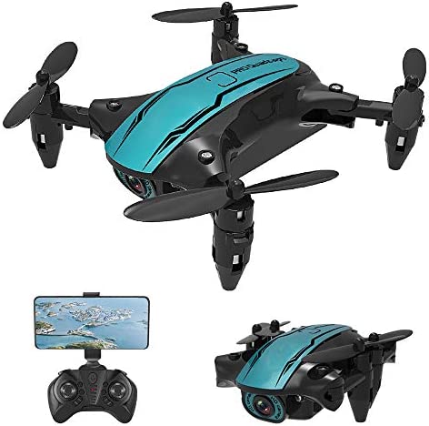 417kKlNLhKL. AC  - GoolRC Mini Drone with 480P Camera for Kids, CS02 WiFi FPV Drone, Foldable RC Quadcopter with 360° Flip, Track Flight, Altitude Hold, Headless Mode, One Key Take Off/Land