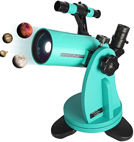 41GZsNEJyaL. AC  - Sarblue Maksutov-Cassegrain Telescope 60 with Dobsonian Mount, 60mm Aperture 750mm Focal Length, with Finderscope and Phone Adapter, Tabletop Telescopes for Kids Adults Beginners Astronomy