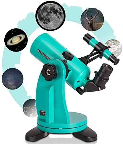 41hz fVH13L. AC  - Sarblue Maksutov-Cassegrain Telescope 60 with Dobsonian Mount, 60mm Aperture 750mm Focal Length, with Finderscope and Phone Adapter, Tabletop Telescopes for Kids Adults Beginners Astronomy