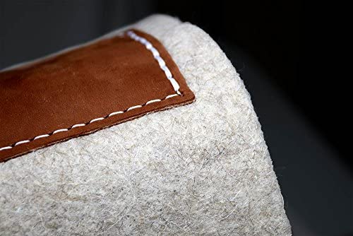 51bnx0QJSvL. AC  - The Montana 100% Extra Fine Wool Saddle Pad by Southwestern 3/4" or 1" Thick and Designer Wear Leather