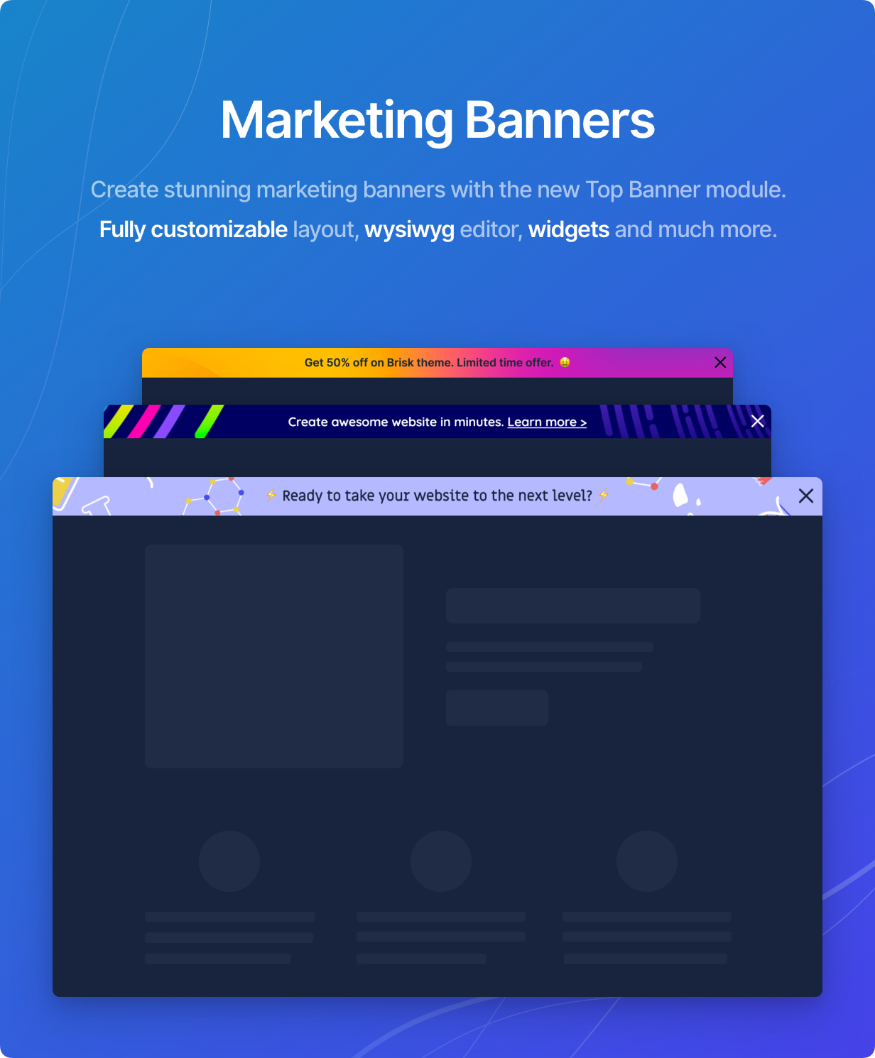 marketing banners - Brisk - Multi-Purpose Elementor WordPress Theme