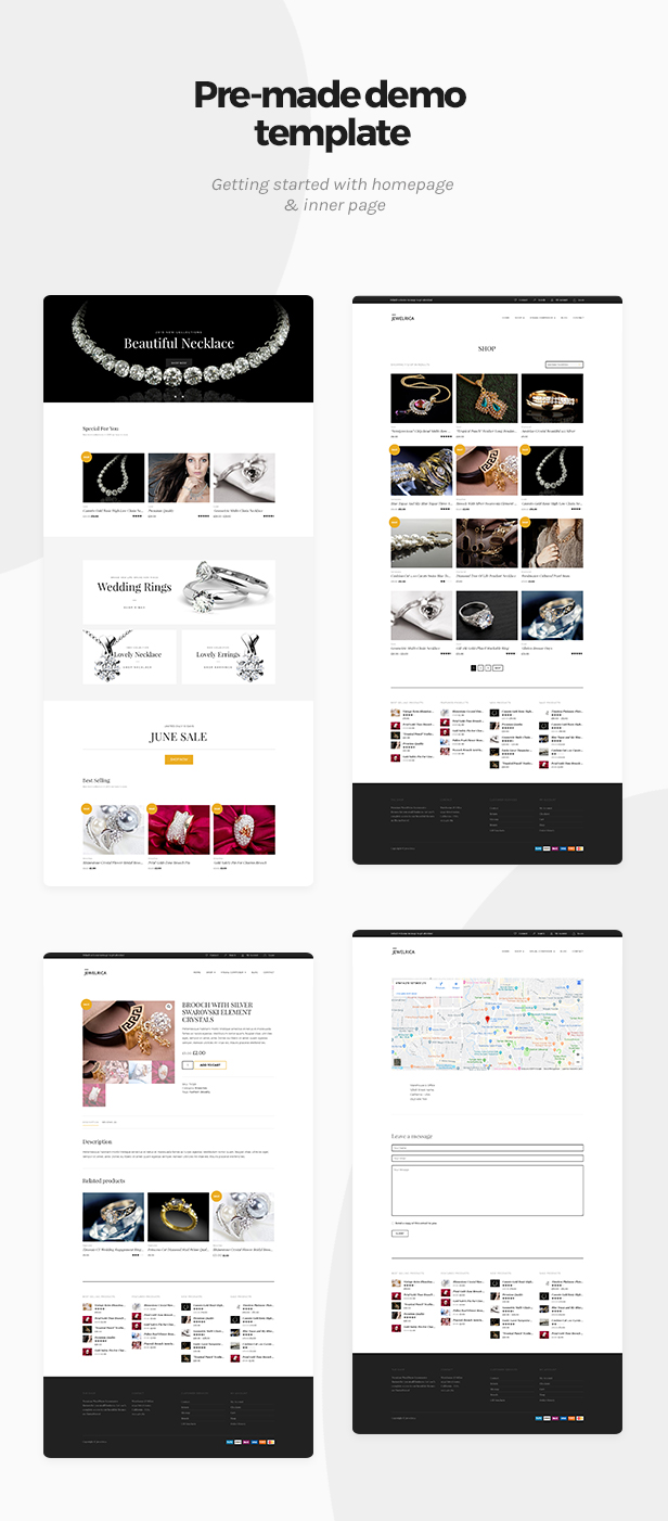 01 jewelrica page - Jewelrica - eCommerce WordPress Theme