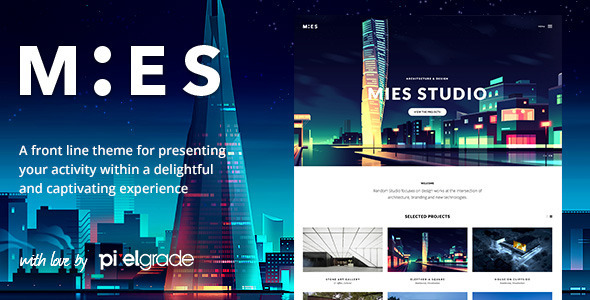 01 Mies Teaser.  large preview - MIES - An Avant-Garde Architecture WordPress Theme