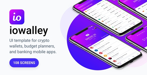 01 thfi.  large preview - IOWalley - Mobile UI kit for Banking Apps & Crypto Wallets