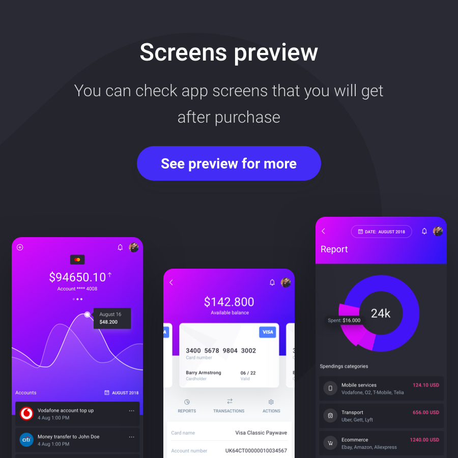 06 - IOWalley - Mobile UI kit for Banking Apps & Crypto Wallets