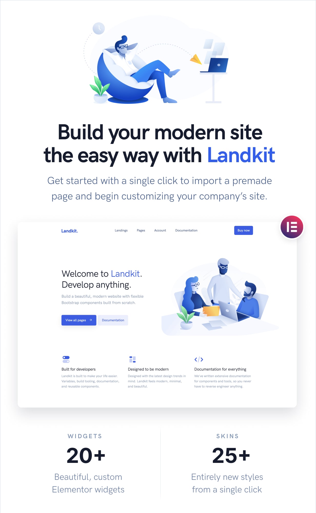 1 min - Landkit - Multipurpose Business WordPress Theme