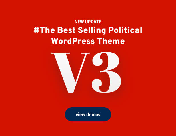 15 - Nominee - Political WordPress Theme for Candidate/Political Leader
