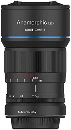 SIRUI 50mm F1.8 Anamorphic Lens for Micro Four Thirds Mount APS-C