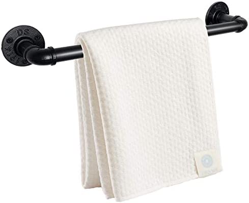 1658034734 41Y9kZSTsRL. AC  - Industrial Pipe Towel Rack 24 inch Towel Bar, Heavy Duty Wall Mounted Rustic Bath Towel Holder for Kitchen Or Bath Hanging (1 Pack)
