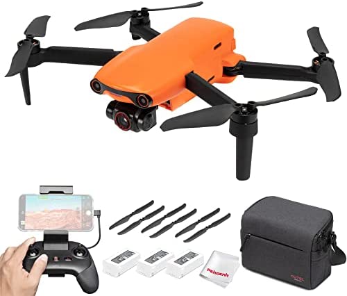 1658294317 41WsnXgLDtL. AC  - Autel Robotics EVO Nano+ Drone, 1/1.28" CMOS 50MP 4K/30fps HDR Video PDAF + CDAF Autofocus Master Subject Tracking Advanced Obstacle Avoidance 10km 2.7K Video Transmission, 249g Ultralight Foldable Camera Quadcopter with 3-Axis Gimbal, Premium Bundle (Orange)