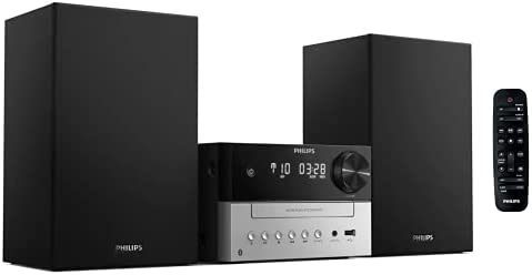 1658424106 31LHDVghVoS. AC  - Philips Bluetooth Stereo System for Home with CD Player, MP3, USB, Audio in, FM Radio, Bass Reflex Speaker, 18W, Remote Control Included