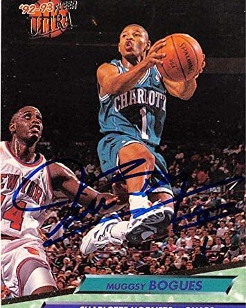 1659246562 51U1UliQ3jL. AC  355x445 - Muggsy Bogues autographed basketball card (Charlotte Hornets) 1992 Fleer Ultra #17 - Unsigned Basketball Cards